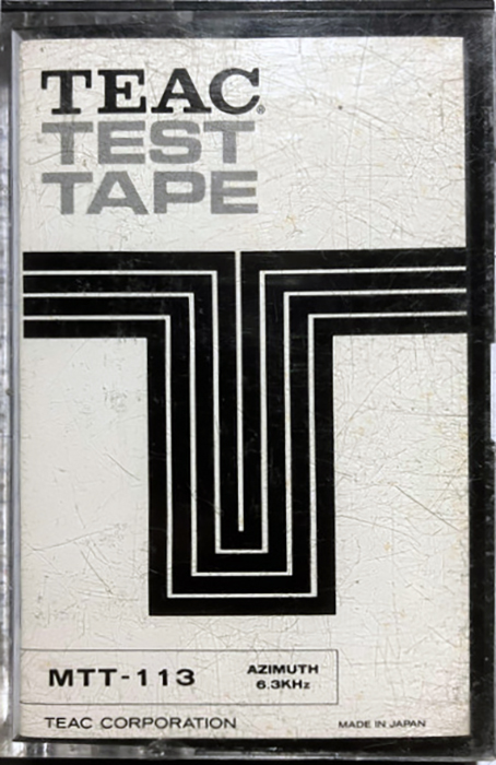 Compact Cassette Teac MTT "113 Azimuth" Test Cassette Japan
