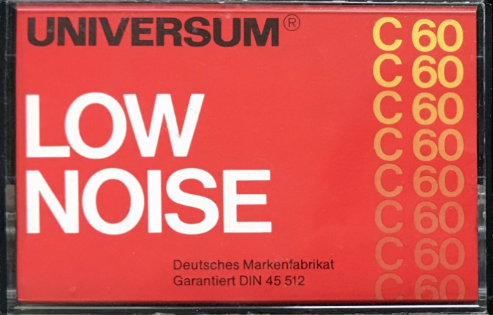 Compact Cassette Universum 60 Type I Normal 1979 Europe