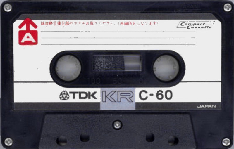 Compact Cassette TDK KR Krom 60 "Krom O2" Type II Chrome 1971 Japan