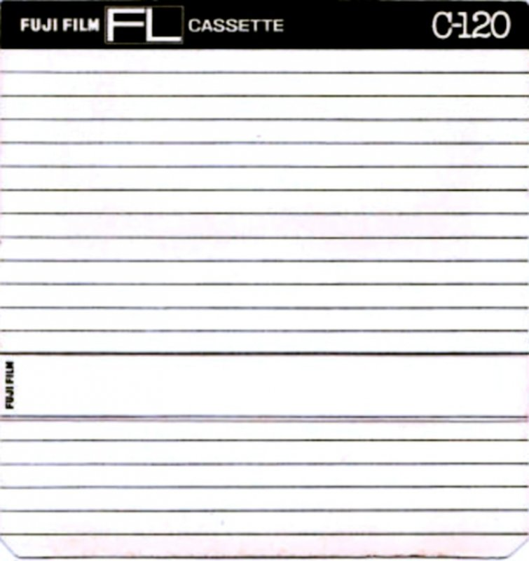 Compact Cassette Fuji Film FL 120 Type I Normal 1971 Japan