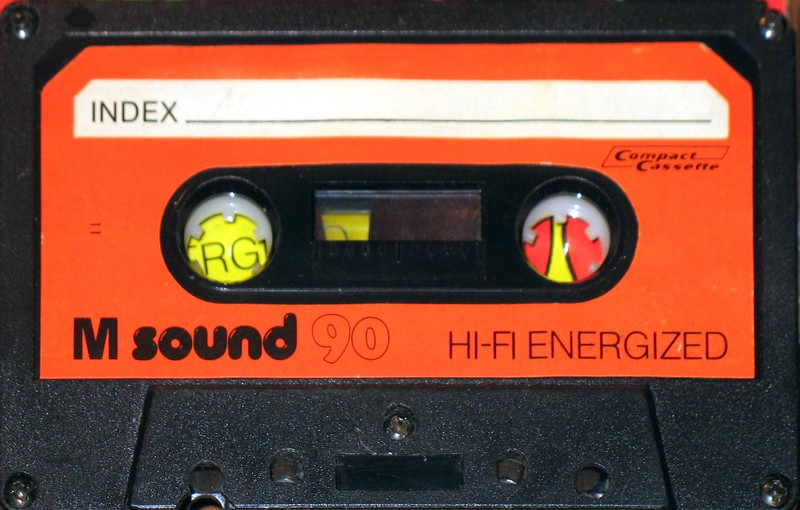 Compact Cassette M Sound 90 "square hole" Type I Normal Europe