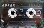 Compact Cassette Sony CDit II 74 "Super C-74SCD2" Type II Chrome 1997 Europe