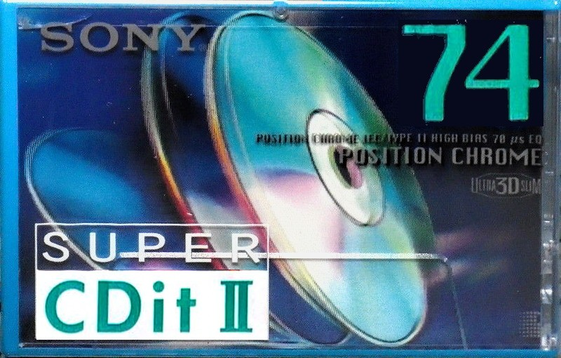 Compact Cassette: Sony  - Super CDit II 74