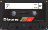 Compact Cassette Dixons DX II 90 Type II Chrome 1979 UK