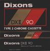 Compact Cassette Dixons DX II 90 Type II Chrome 1979 UK