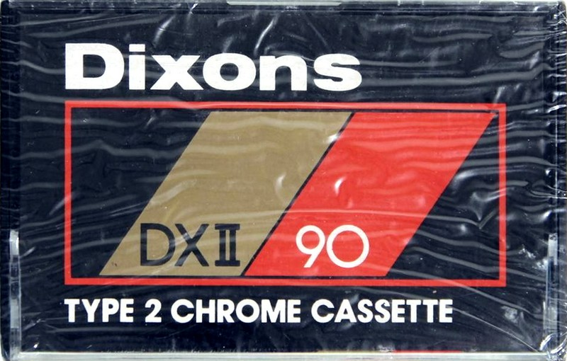 Compact Cassette Dixons DX II 90 Type II Chrome 1979 UK