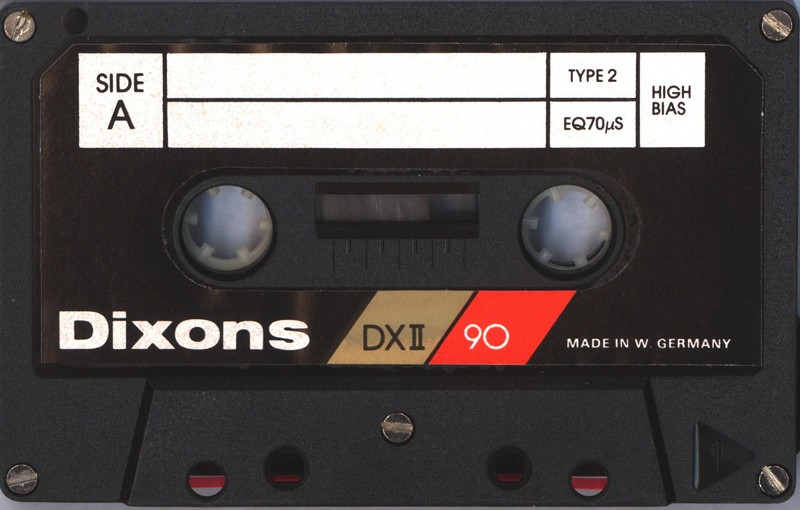 Compact Cassette:  Dixons - DX II 90