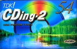 Compact Cassette TDK CDing 2 54 "CD2-54K" Type II Chrome 1997 Japan