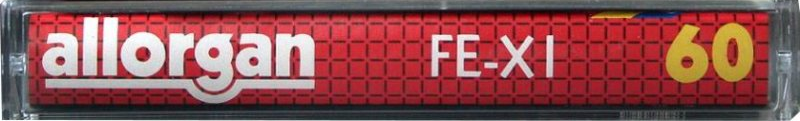 Compact Cassette Allorgan FE XI 60 Type I Normal 1987 Europe
