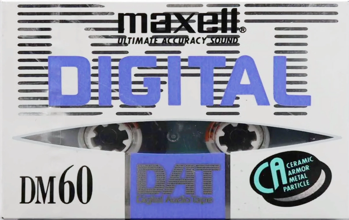 Digital Audio Tape Maxell 60 Type IV Metal 1990 Japan