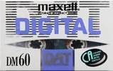 Digital Audio Tape Maxell 60 Type IV Metal 1990 Japan