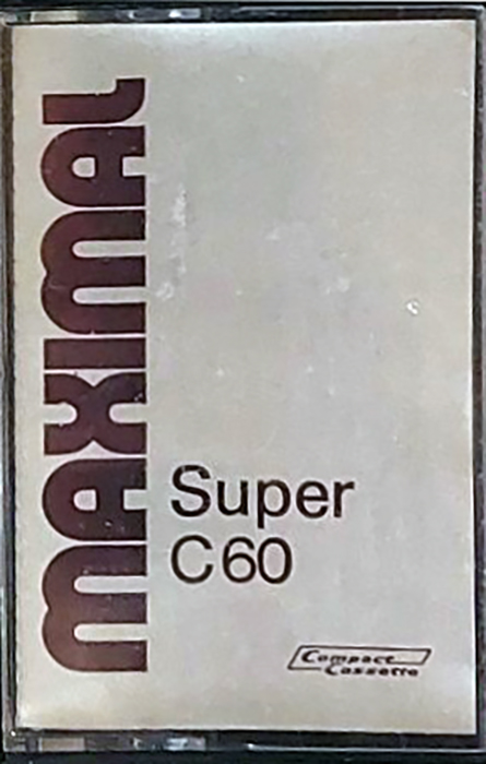 Compact Cassette Maximal 60 "Super" Type I Normal Unknown Country