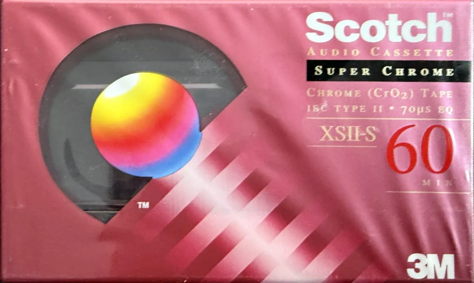 Compact Cassette Scotch XS II-S 60 Type II Chrome 1993 Europe