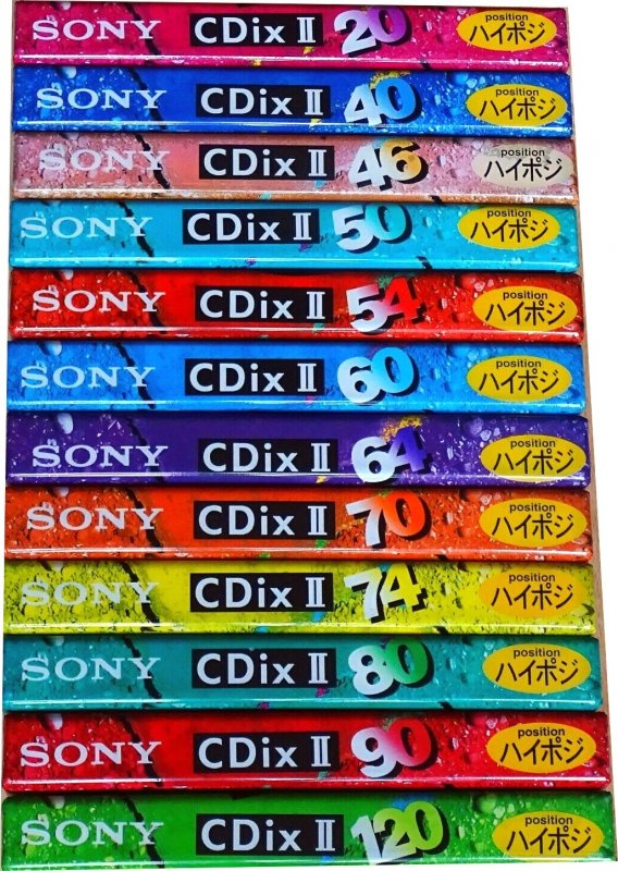 Compact Cassette: Sony  - CDix II 120