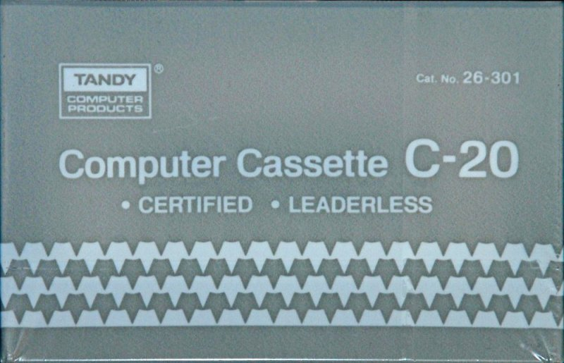 Compact Cassette Tandy 20 Computer Cassette USA