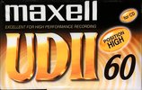 Compact Cassette Maxell UDII / UD2 60 "UD2-60(L)" Type II Chrome 2002 Europe