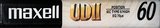 Compact Cassette Maxell UDII / UD2 60 "UD2-60(L)" Type II Chrome 2002 Europe