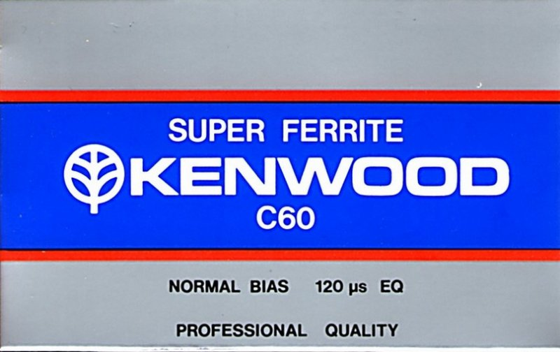Compact Cassette Kenwood 60 Type I Normal Japan