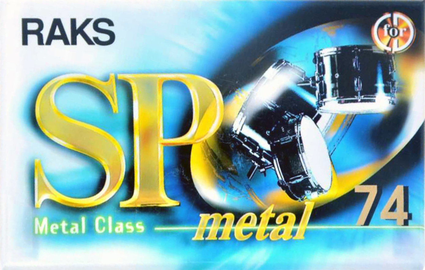 Compact Cassette RAKS SP 74 "SP Metal" Type IV Metal 1996 Europe
