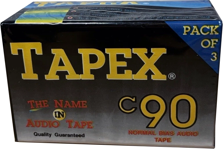 3 pack Tapex 90 Type I Normal Unknown Country