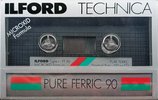 Compact Cassette Ilford PF 90 "Pure Ferric" Type I Normal 1988 Europe