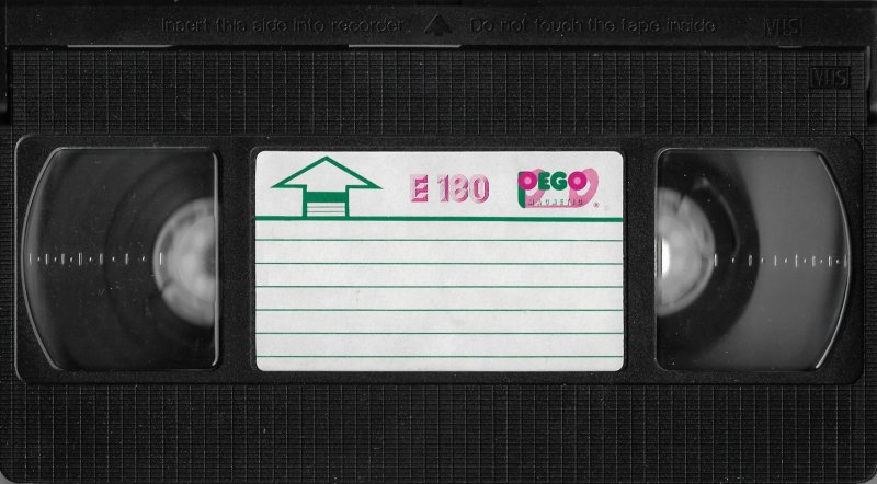 VHS, Video Home System:  Pego Magnetic -  180