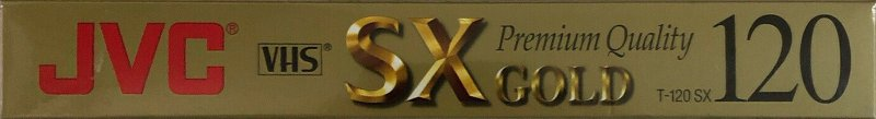 VHS, Video Home System JVC SX 120 "T-120 SXB" Type I Normal 2002 North America