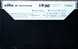 Compact Cassette Elta 90 "LN" Type I Normal 1992 Europe