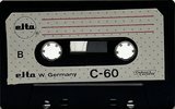 Compact Cassette Elta 90 "LN" Type I Normal 1992 Europe