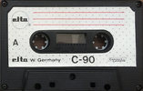 Compact Cassette Elta 90 "LN" Type I Normal 1992 Europe