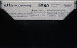 Compact Cassette Elta 90 "LN" Type I Normal 1992 Europe