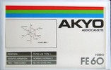 Compact Cassette Akyo 60 "FE" Type I Normal Europe