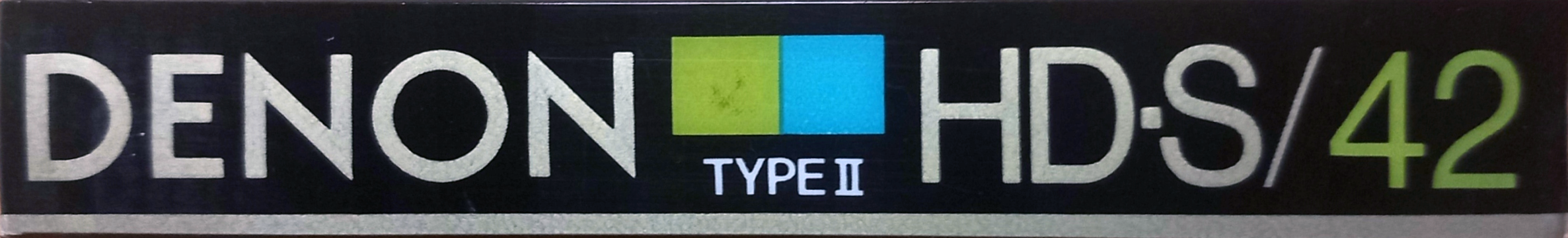 Compact Cassette Denon HD-S 42 Type II Chrome 1985 Japan