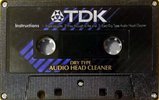 Compact Cassette TDK "Dry type" Cleaning Cassette Latin America