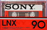 Compact Cassette Sony LNX 90 Type I Normal 1978 North America