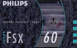 Compact Cassette Philips FSX 60 Type I Normal 1990 Europe
