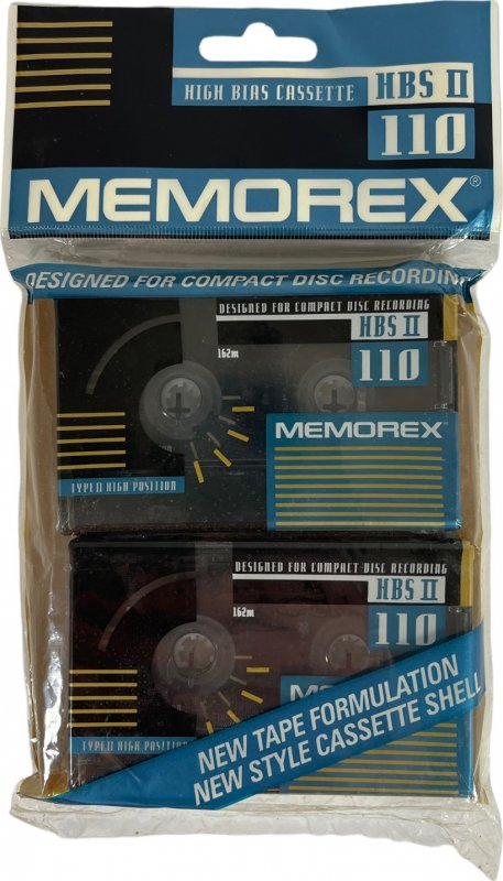 Blister Memorex HBS II 110 Type II Chrome 1994 Canada, USA