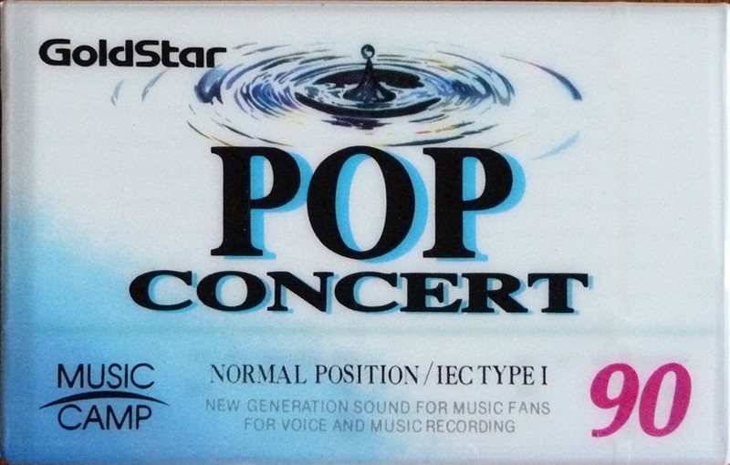 Compact Cassette: GoldStar / LG Goldstar - Pop Concert 90