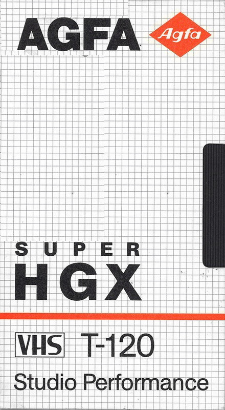 VHS, Video Home System: AGFA  - Super HGX 120