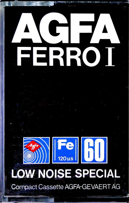 Compact Cassette AGFA Ferro I 60 Type I Normal 1978 Europe