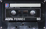 Compact Cassette AGFA Ferro I 60 Type I Normal 1978 Europe