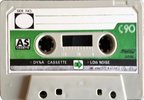 Compact Cassette AS cassette 90 "Dyna" Type I Normal 1982 Japan