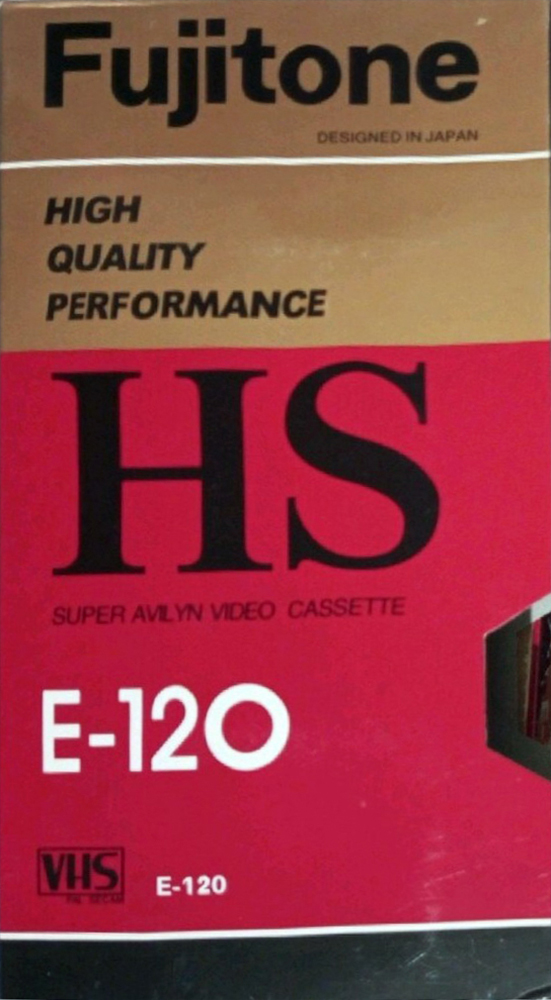 VHS, Video Home System Fujitone 120 Type I Normal Europe