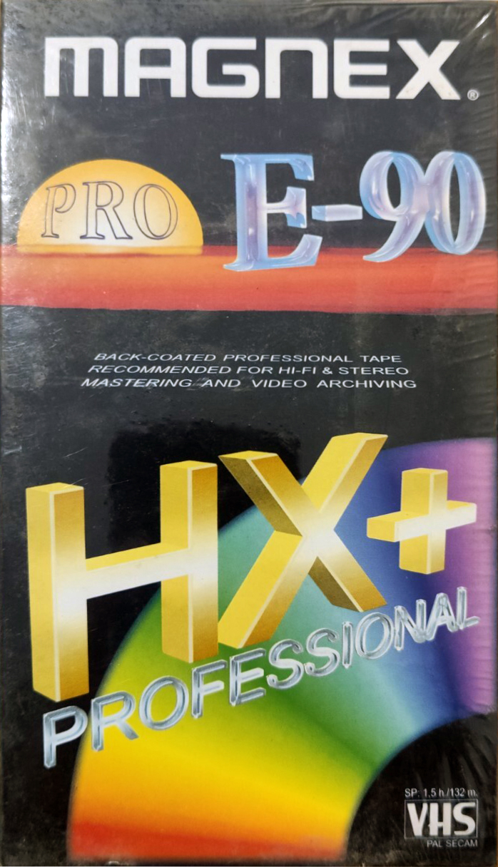 VHS, Video Home System Magnex HX+ 90 Type I Normal Europe