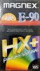 VHS, Video Home System Magnex HX+ 90 Type I Normal Europe