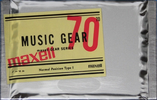 Compact Cassette Maxell Music Gear 70 "MG1-70" Type I Normal 2000 Japan