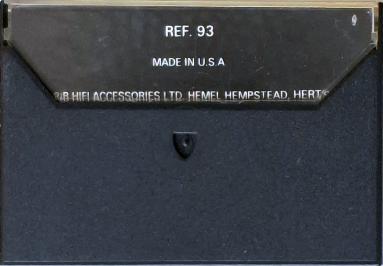 Compact Cassette Bib Cleaning Cassette USA