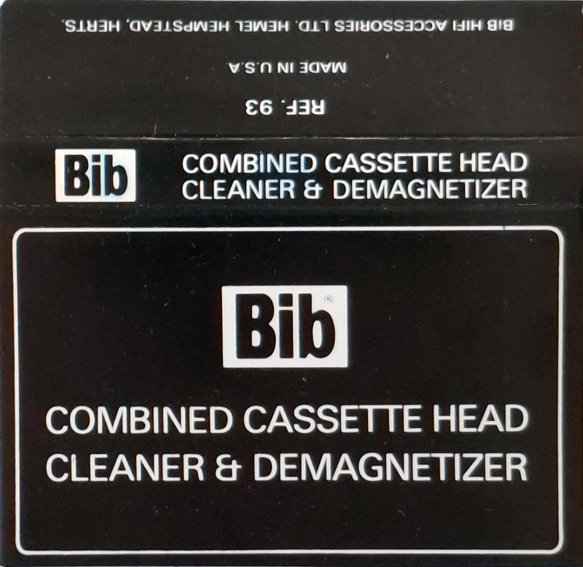Compact Cassette Bib Cleaning Cassette USA