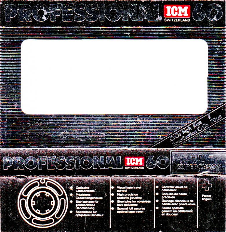 Compact Cassette:  ICM - Professional 60