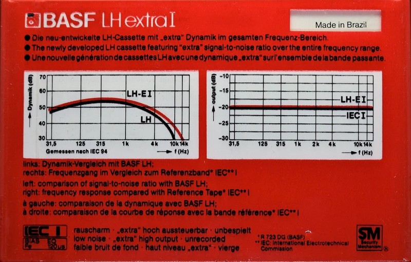 Compact Cassette: BASF  - LH Extra I 60